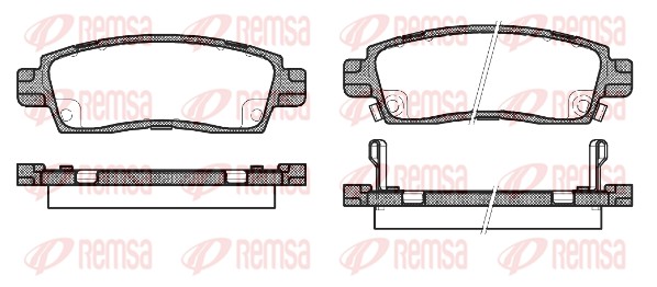 Brake Pad Set, disc brake (0838.02)