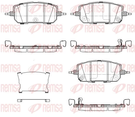 Brake Pad Set, disc brake (1960.02)