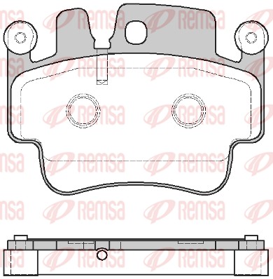 Brake Pad Set, disc brake (0982.00)