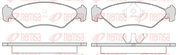 Brake Pad Set, disc brake (0285.15)