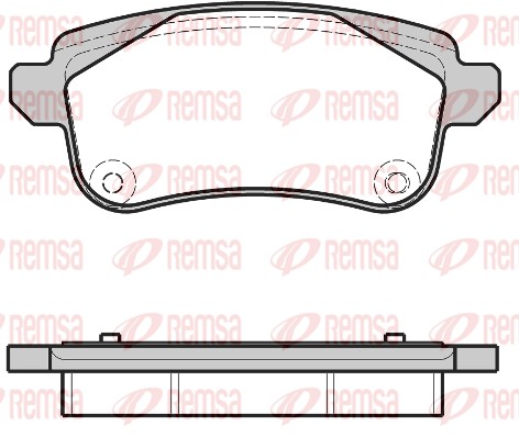 Brake Pad Set, disc brake (1387.30)