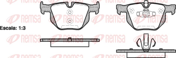 Brake Pad Set, disc brake (0381.70)