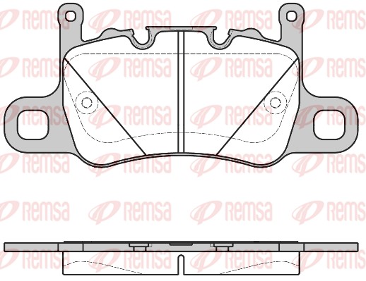Brake Pad Set, disc brake (1598.00)
