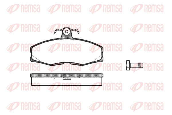 Brake Pad Set, disc brake (0154.00)