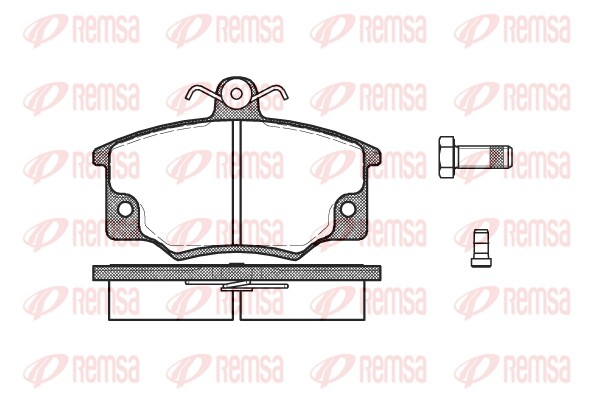 Brake Pad Set, disc brake (0146.44)