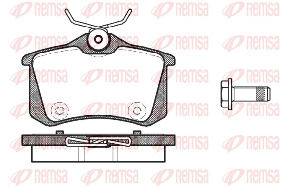 Brake Pad Set, disc brake (1391.00)