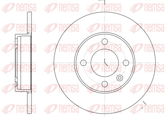 Brake Disc (6086.00)