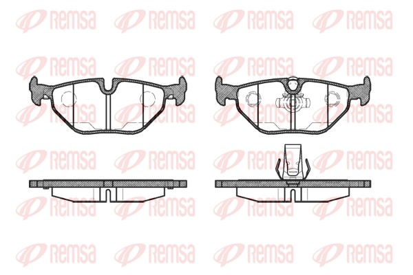 Brake Pad Set, disc brake (0265.15)