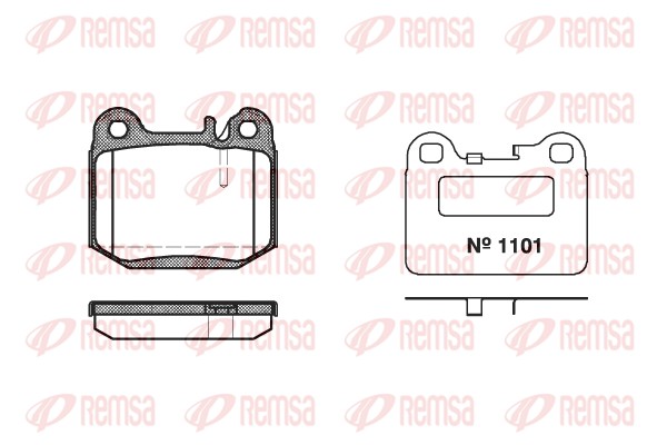 Brake Pad Set, disc brake (0014.40)