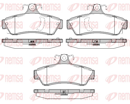 Brake Pad Set, disc brake (0799.40)