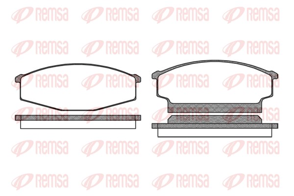 Brake Pad Set, disc brake (0256.00)