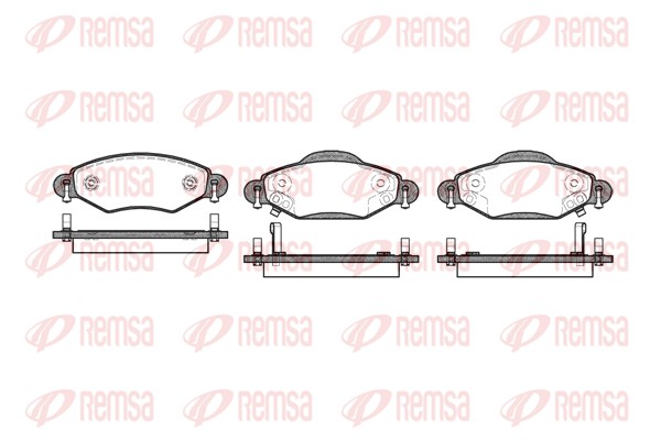 Brake Pad Set, disc brake (0978.02)