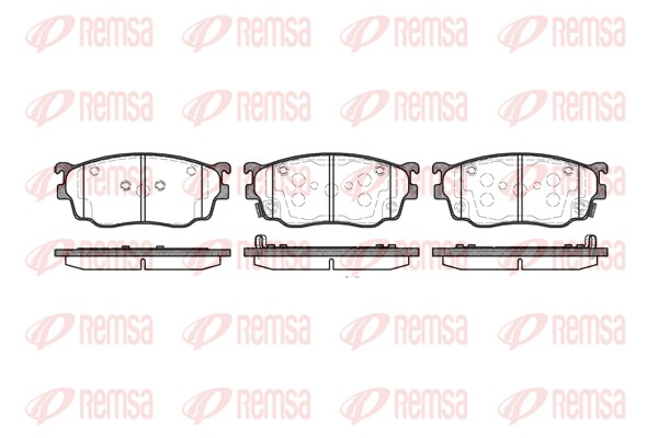 Brake Pad Set, disc brake (0800.12)