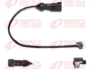 Warning Contact, brake pad wear (001094)