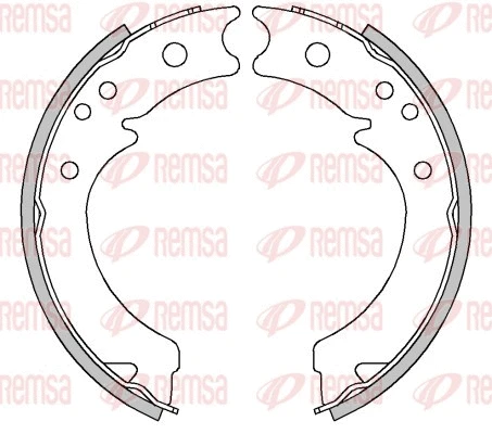 Brake Shoe, parking brake (4457.00)