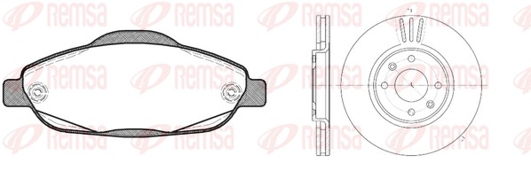 Brake Kit, disc brake (81323.00)