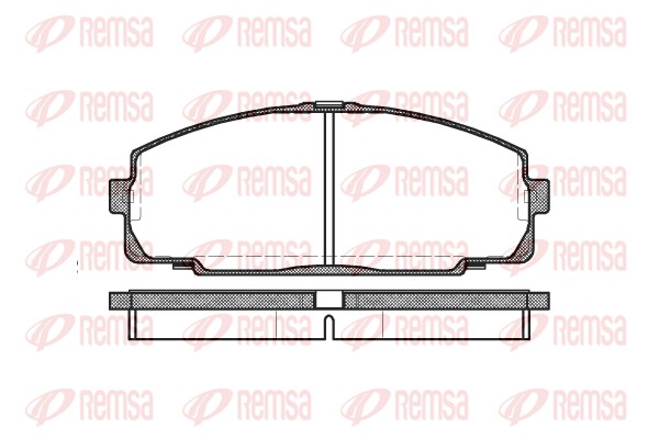 Brake Pad Set, disc brake (0421.00)