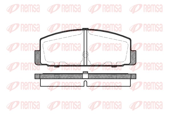 Brake Pad Set, disc brake (0179.30)