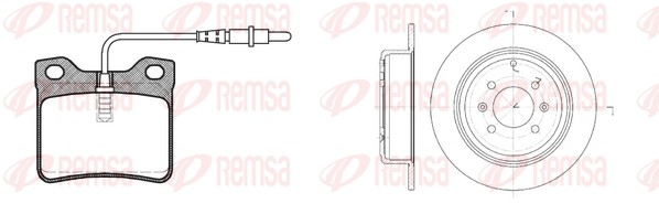 Brake Kit, disc brake (8321.00)