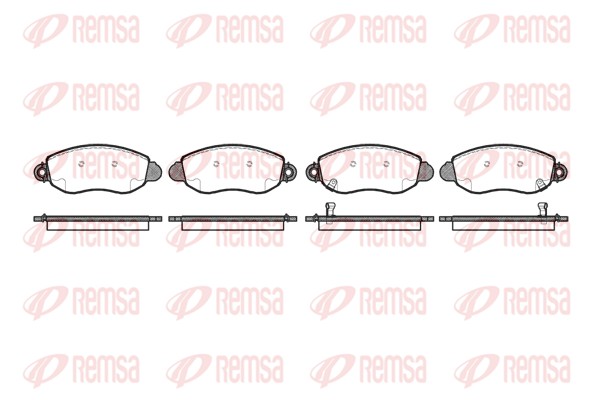 Brake Pad Set, disc brake (0772.02)