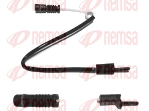 Warning Contact, brake pad wear (001042)