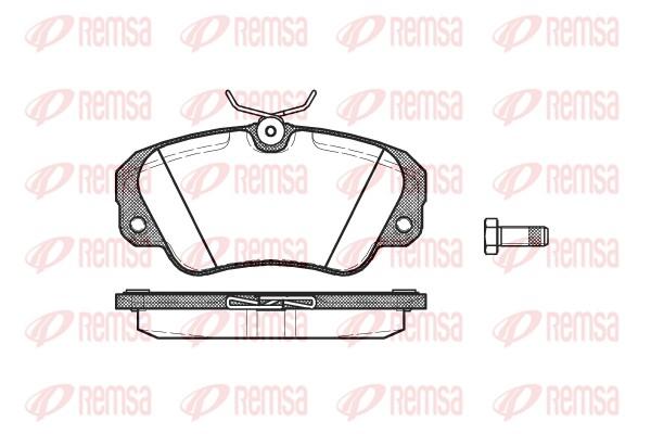 Brake Pad Set, disc brake (0382.00)