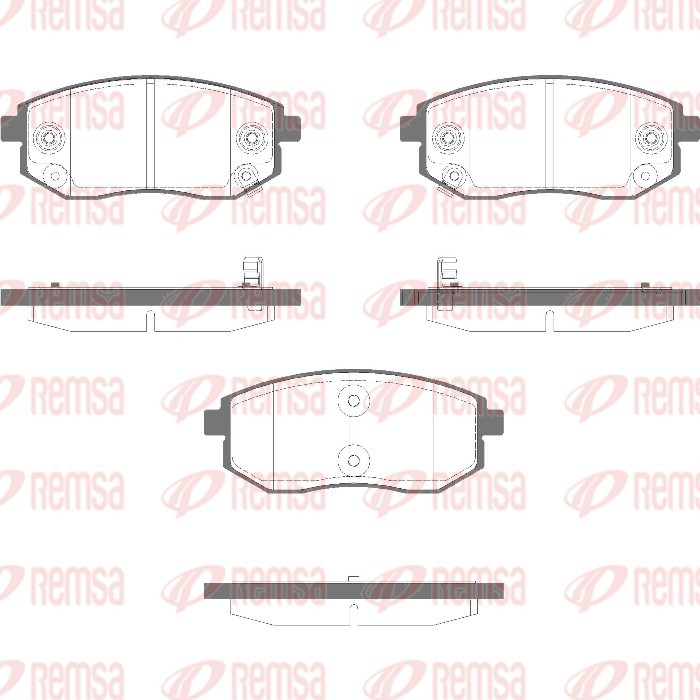 Brake Pad Set, disc brake (1981.02)