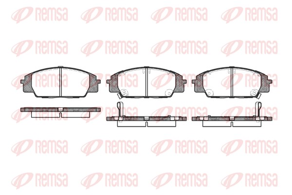 Brake Pad Set, disc brake (0735.02)