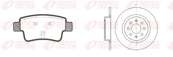 Brake Kit, disc brake (81198.00)