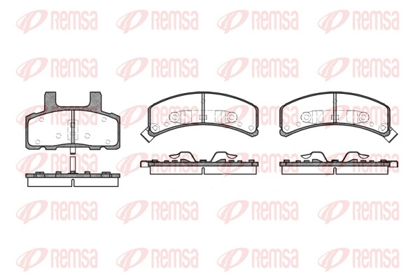 Brake Pad Set, disc brake (0552.02)
