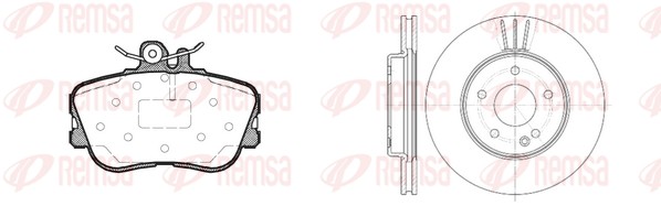 Brake Kit, disc brake (8445.02)