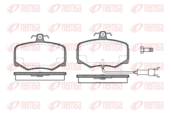 Brake Pad Set, disc brake (0246.12)