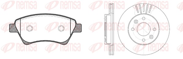 Brake Kit, disc brake (8976.00)