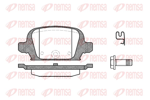 Brake Pad Set, disc brake (0835.02)