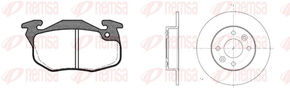 Brake Kit, disc brake (8192.04)