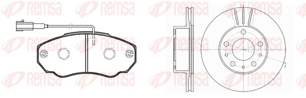 Brake Kit, disc brake (8960.00)