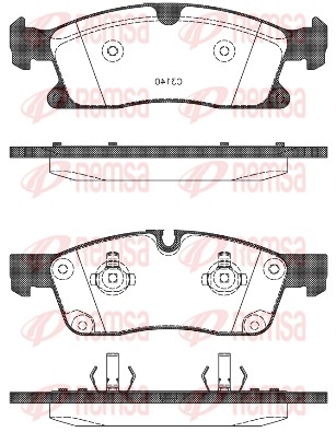 Brake Pad Set, disc brake (1430.10)
