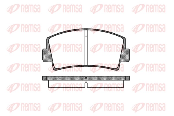 Brake Pad Set, disc brake (0078.00)