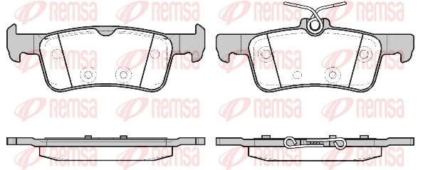 Brake Pad Set, disc brake (1563.20)