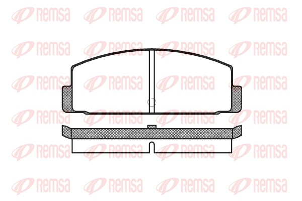 Brake Pad Set, disc brake (0100.00)