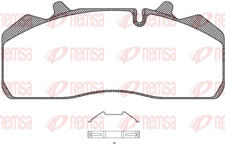 Brake Pad Set, disc brake (JCA 894.00)
