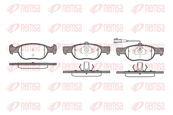 Brake Pad Set, disc brake (0588.31)