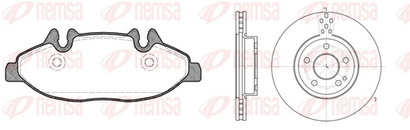 Brake Kit, disc brake (81109.00)
