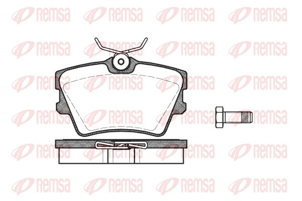 Brake Pad Set, disc brake (0591.00)
