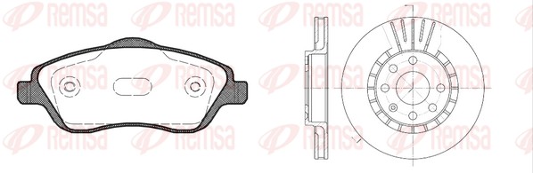 Brake Kit, disc brake (8774.04)