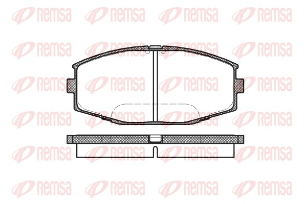Brake Pad Set, disc brake (0225.10)