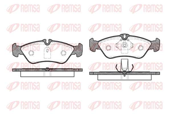 Brake Pad Set, disc brake (0580.00)