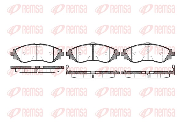 Brake Pad Set, disc brake (0645.12)