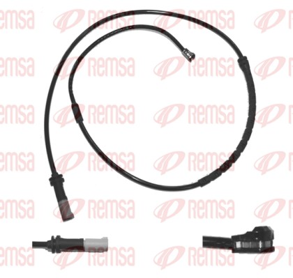 Warning Contact, brake pad wear (001119)