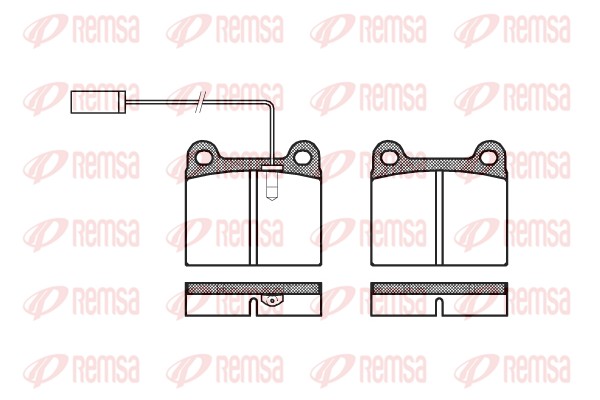 Brake Pad Set, disc brake (0006.91)